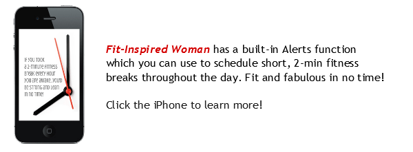 Screenshot from  the Fit-Inspired Woman: Fitness Motivation and Inspiration for Women app