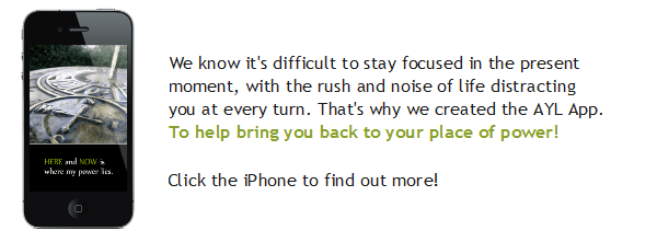 Screenshot from the Affirm Your Life App